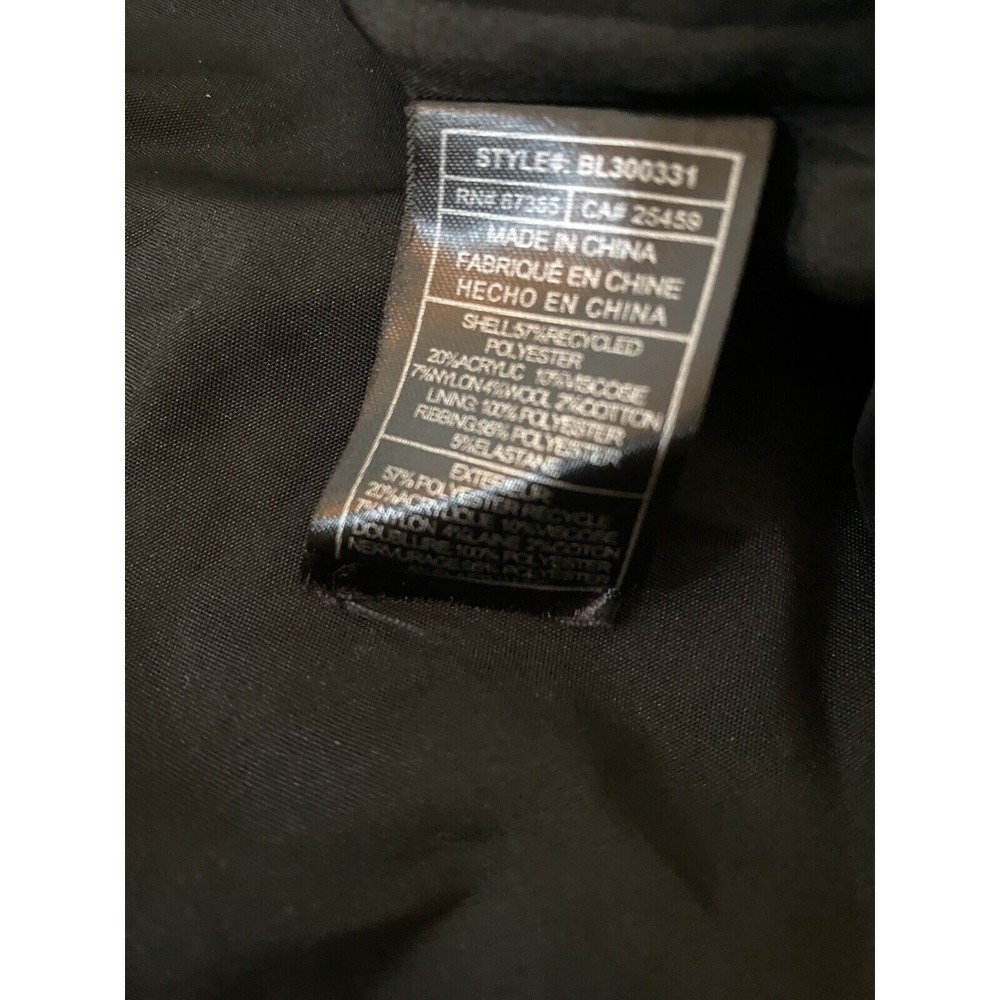 Steve Madden Oversized Comfy Black Plaid Coat NWT Size L - Picture 5 of 6